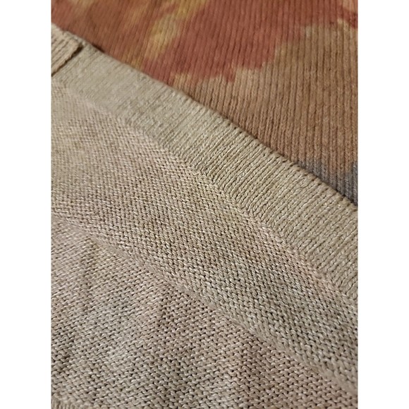 Vintage Gabriella T Linen Blend Floral Cardigan Womens Size 1X Italy Long Sleeve - Picture 7 of 12
